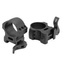 Load image into Gallery viewer, CCOP USA 30mm Picatinny-Style Heavy Duty QD Tactical Scope Rings Matte (6 Screws)