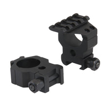 Load image into Gallery viewer, CCOP USA 1 Inch Picatinny-Style Tactical Scope Rings with Top Rail Matte (4 Screws)