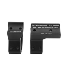 Load image into Gallery viewer, 1 Inch Integral Scope Rings for Marlin 455 & Weatherby FN Mauser