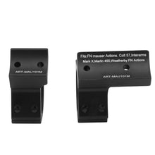 Load image into Gallery viewer, 1 Inch Integral Scope Rings for Marlin 455 & Weatherby FN Mauser
