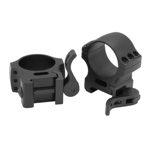 CCOP USA 30mm Picatinny-Style Heavy Duty QD Tactical Scope Rings Matte (6 Screws)