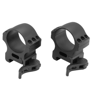 CCOP USA 30mm Picatinny-Style Heavy Duty QD Tactical Scope Rings Matte (6 Screws)