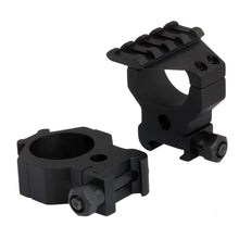 Load image into Gallery viewer, CCOP USA 30mm Picatinny-Style Tactical Scope Rings with Top Rail Matte (4 Screws)