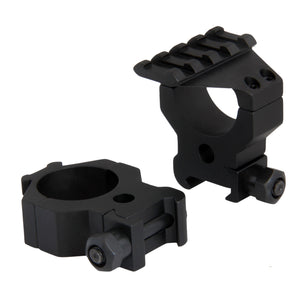 CCOP USA 30mm Picatinny-Style Tactical Scope Rings with Top Rail Matte (4 Screws)