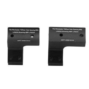 1 Inch Integral Scope Rings for Winchester 70 (Rear Hole Spacing .860)