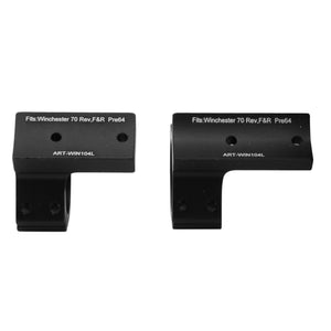 1 Inch Integral Scope Rings for Winchester 70 Reversible Front & Rear Pre 64