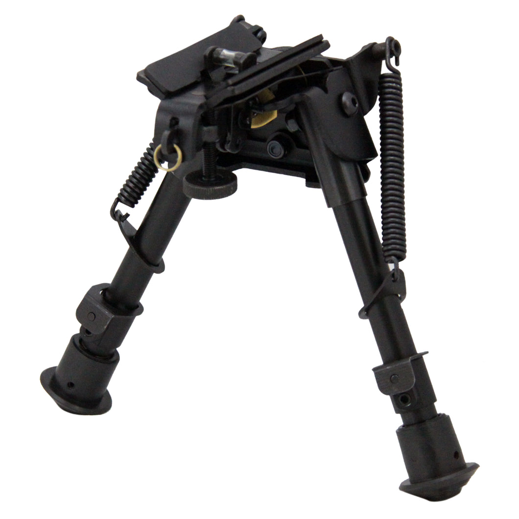 CCOP USA Spring Return Pivot Bipod with Adjustable Notch Legs (Swivel Stud Mount)