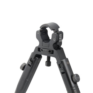 CCOP USA 11" to 14" Folding Barrel Clamp Mount Bipod with Adjustable Legs