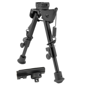 CCOP USA Heavy Duty Picatinny QD Mount Bipod with Swivel Stud Adapter (Quick Detach)